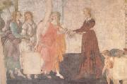 Sandro Botticelli A Young Woman Receives Gifts from Venus and the Three Graces (mk05) oil painting on canvas